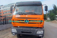 Orange BEIBEN North Benz Dump Truck , 12 Wheeler 8x4 Tipper Truck NG80B