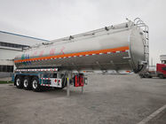 Oil Liquid Storage Tanker Semi Trailer 30-50CBM 40 - 50tons Carbon Steel Material