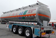 Oil Liquid Storage Tanker Semi Trailer 30-50CBM 40 - 50tons Carbon Steel Material