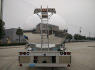 Aluminum Fuel Tank Semi Trailer 42000 Liters With BPW Axle And 7500kg Weight