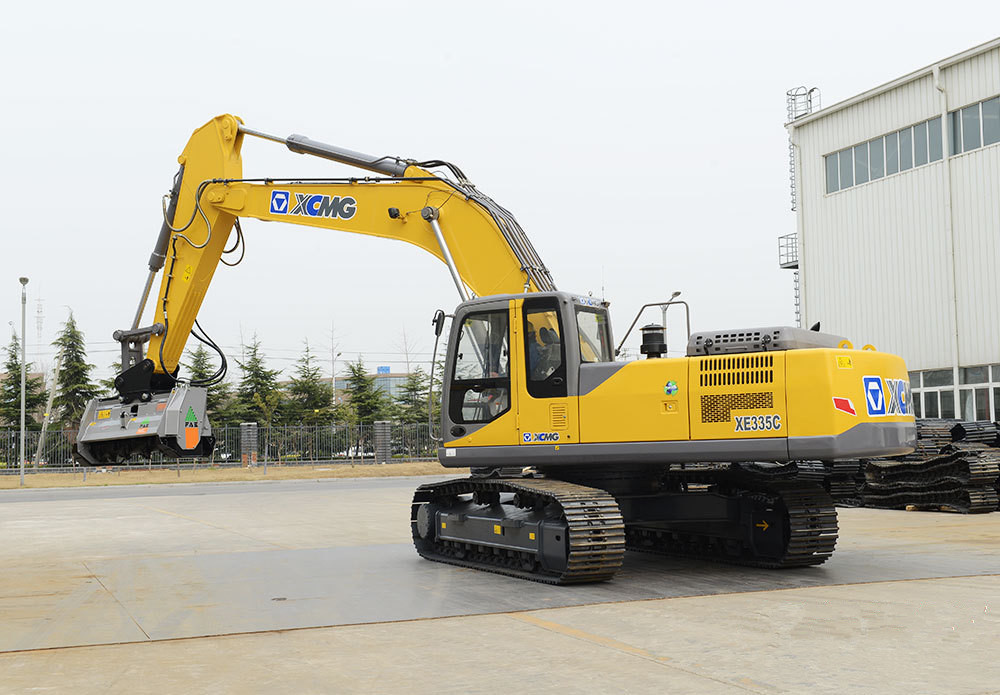 XE335C KD Crawler Opener Road Construction Machinery With ISUZU AA-6HK1XQP Engine And 33000kg Weight